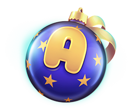 Letter A Ornament